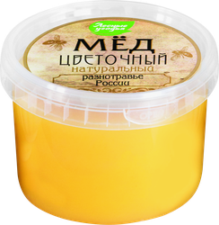 Мед натуральный ЛЕСНЫЕ УГОДЬЯ разнотравье, 700г, фотография