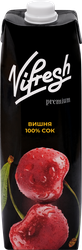 Сок ТМ VIFRESH Вишневый восстановленный, 1л, крупный план