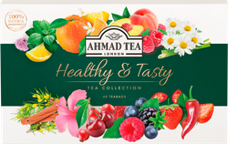 Чай AHMAD TEA Healthy&Tasty Ассорти, 40пак, детальное фото