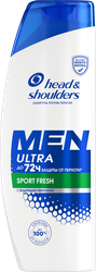 Шампунь HEAD&SHOULDERS Sport Fresh, против перхоти, 360мл, изображение