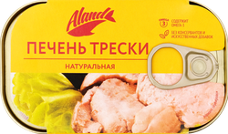 Печень Атлантической трески ALAND, 115г, детальное фото