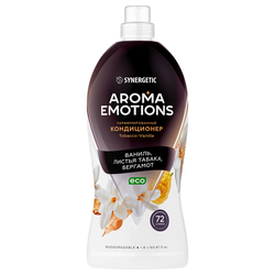 Кондиционер для белья SYNERGETIC Emotions Tobacco, vanille, 1,8л, детальное фото