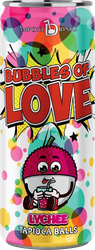 Напиток BUBBLES OFF LOVE Чайный напиток со вкусом личи с желейными шариками негазированный, 0.32л, детальное фото