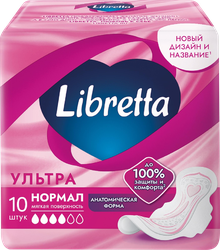 Прокладки гигиенические LIBRETTA Ультра нормал, 10шт, фотография