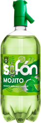 Напиток SIFON Мохито на ароматизаторах сильногазированный, 1.53л, картинка