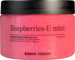 Скраб для тела ESKIN TOUCH Малина и мята, 300мл, картинка