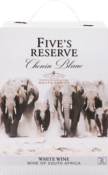 Вино FIVES RESERVE Сhenin Blanc белое сухое, 3л, изображение