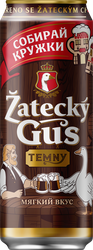 Напиток пивной темный ZATECKY GUS пастеризованный 3,5%, 0,45л, детальное фото