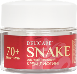Крем для лица DELICARE со змеиным пептидом 70+, 50мл, крупный план