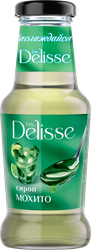 Сироп десертный DELISSE Мохито, со вкусом лимона и мяты, 250мл, фотография