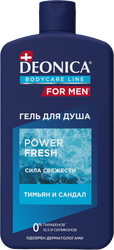 Гель для душа DEONICA For Men&nbsp;Power Fresh, 750мл, фотография