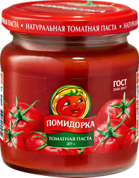 Паста томатная ПОМИДОРКА, 200мл, крупный план