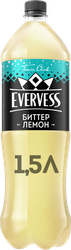 Напиток EVERVESS Тоник Биттер Лемон сильногазированный, 1.5л, фотография