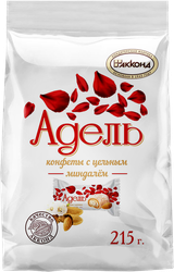 Конфеты АККОНД Адель с цельным миндалем, 215г, крупный план