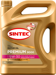 Масло моторное SINTEC Premium 9000 5W-30 A5/B5 SL/CF, 4л, фотография