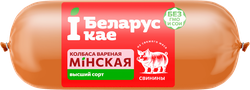 Колбаса вареная IБЕЛАРУСКАЕ Минская, 400г, вид