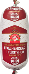 Колбаса вареная МК ГРОДНЕНСКИЙ с телятиной, 400г, изображение