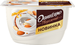 Продукт творожный ДАНИССИМО Кокосово-миндальный десерт 6,8%, без змж, 130г, детальное фото