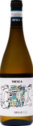 Вино TRESCA Grillo сортовое белое сухое, 0.75л, вид