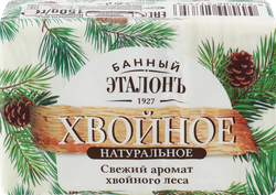 Мыло туалетное БАННЫЙ ЭТАЛОН Хвойное, 150г, вид