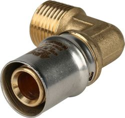 Угольник-переходник латунь STOUT 20xR 1/2", картинка