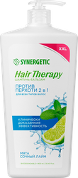 Шампунь-бальзам SYNERGETIC Hair therapy Против перхоти 2в1, 900мл, детальное фото