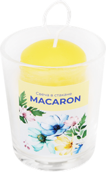 Свеча HOMECLUB Macaron, в стакане, 5х6,5см, Арт. LS-804, вид