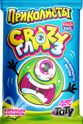 Карамель взрывная КАНДИ КЛАБ Приколисты Crazy Глаз, 1г, фотография