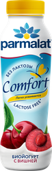 Йогурт питьевой PARMALAT Comfort с вишней 1,5%, безлактозный, без змж, 290г, картинка