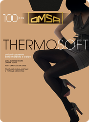 Колготки женские OMSA Termosoft 100 den nero 3, крупный план