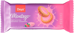 Печенье сахарное DEYA Тарталет Монтего, с лесными ягодами, 170г, вид