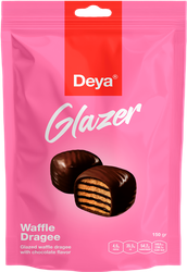 Драже вафельное DEYA глазированное с шоколадным вкусом, 150г, изображение