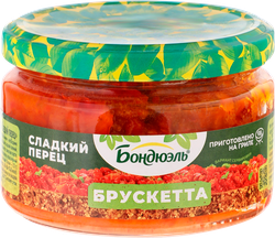 Брускетта БОНДЮЭЛЬ Сладкий перец, 250мл, фото
