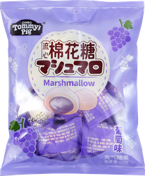 Маршмеллоу ТОММИ ПИГ с текучей начинкой, со вкусом винограда, 60г, фотография