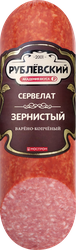 Колбаса варено-копченая РУБЛЁВСКИЙ Сервелат Зернистый, 300г, фотография