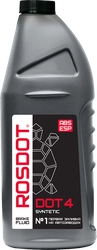 Тормозная жидкость ROSDOT DOT4, 910мл