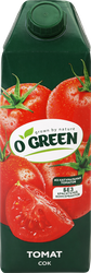 Сок O'GREEN Томат, 1л, изображение