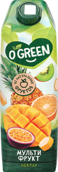 Нектар O'GREEN Мультифруктовый, 1л, картинка