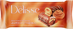 Мини-рулеты бисквитные DELISSE с начинкой вареная сгущенка, 175г, изображение