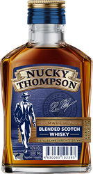 Виски NUCKY THOMPSON купажированный 3 года 40%, 0.1л, фотография
