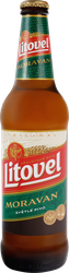 Пиво светлое LITOVEL MORAVAN фильтрованное пастеризованное 4,6%, 0.5л, фотография