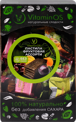 Пастила фруктовая VITAMINOS Ассорти, 400г, вид
