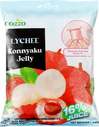 Желе Cozzo Конняку со вкусом личи, 160г, вид