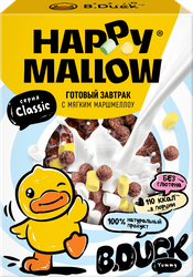 Готовый завтрак HAPPY MALLOW B.Duck, с мягким маршмеллоу, 240г, вид
