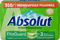 Мыло туалетное ABSOLUT FitoGuard Алоэ, 300г, крупный план