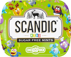 Конфеты SCANDIC со вкусом яблока, без сахара, 14г, изображение