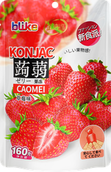 Желе мармеладное Blike с конжаком со вкусом клубники, 160мл, изображение