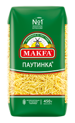 Макароны MAKFA Вермишель тонкая высший сорт, 450г, картинка