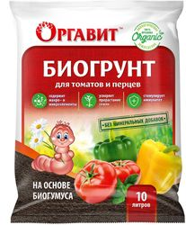 Биогрунт на основе Биогумуса для томатов и перцев 10 л, изображение