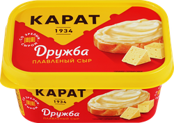 Сыр плавленый КАРАТ Дружба 45%, без змж, 400г, детальное фото